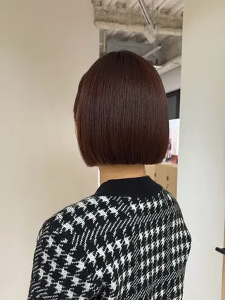 ミディアム 田中 樹奈のヘアスタイル