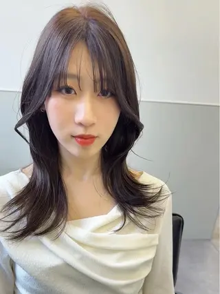 ロング カラー 韓国ヘア🇰🇷 スズキのヘアスタイル