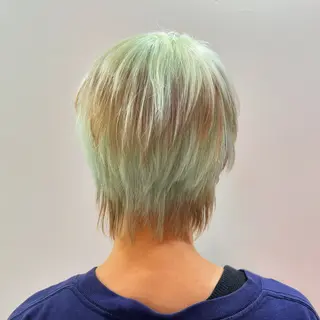 ショート 💥ウルフカット デザインあんな💥のヘアスタイル