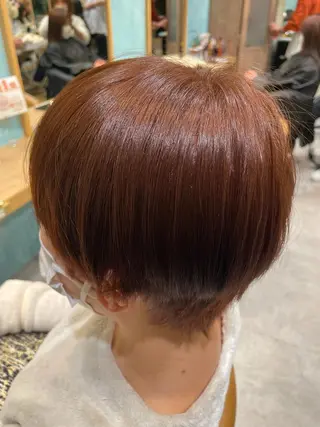 ショート カラー 縮毛矯正/レイヤー taiga🧡のヘアスタイル