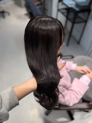 ロング カラー caho／大阪梅田 韓国ヘア♡のヘアスタイル