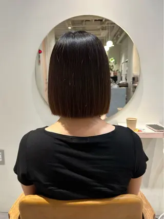 ショート HANAME 原宿美容室のヘアスタイル