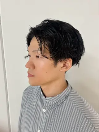 ショート メンズ there_ Issaのヘアスタイル