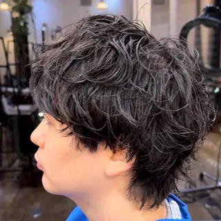 パーマ メンズ 🐋湊 ゆうき 🫧のヘアスタイル