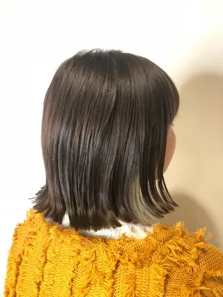 ミディアム 冨田 義智のヘアスタイル