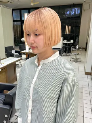 ショート カラー 似合わせヘア🤎透明 感カラー🤎MIKAのヘアスタイル
