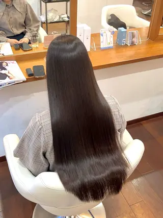 ロング パーマ 今在家 玲【艶髪スト レート/メンズ】のヘアスタイル
