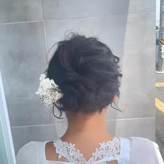 ショート ヘアアレンジ このみ/透明感カラー /ヘアアレンジ🫧のヘアスタイル