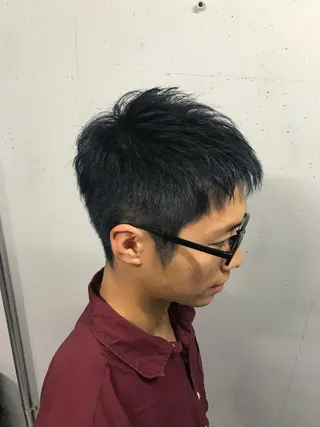 ショート カラー パーマ ヘアアレンジ メンズ キッズ ネイル マツエク・マツパ 溝部裕太Hair salon808代表のヘアスタイル