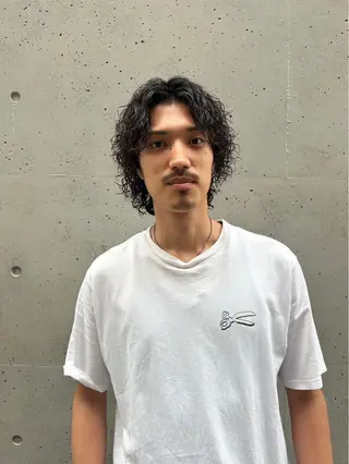 パーマ メンズ keany錦糸町 ハセベユウのヘアスタイル