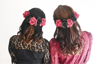 ヘアアレンジ 麻優 ヘアセットのヘアスタイル