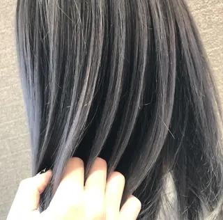 ミディアム カラー ヘアアレンジ アンドウ ユウ/ レイヤーカット/韓国のヘアスタイル