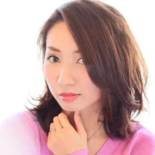 ミディアム カラー 小西 裕大のヘアスタイル