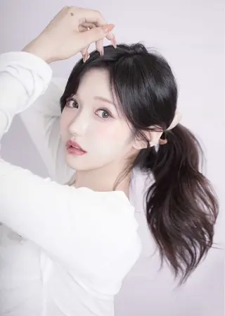 セミロング カラー 🫧透明感カラー/ エクステ🫧アサミ️のヘアスタイル