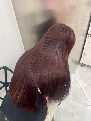ロング カラー トレンド韓国ヘアー♡ 横浜美容室♡のヘアスタイル