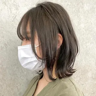 ミディアム まさたか ／ elima調布のヘアスタイル