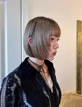 ミディアム 小林 真誉のヘアスタイル