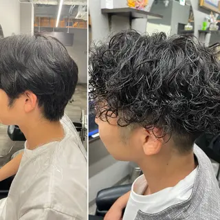 パーマ メンズ 🌹ミラクル美容師 🌹くっぽのヘアスタイル