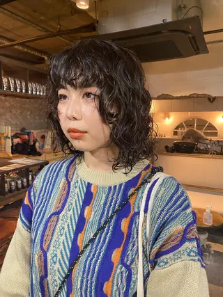 ミディアム パーマ お任せヘア☘️☘️ 及川渚のヘアスタイル