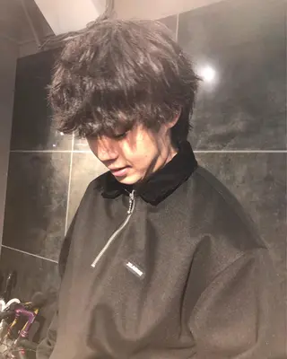 パーマ ヘアアレンジ メンズ メンズ特化✂️栗原 侑也のヘアスタイル