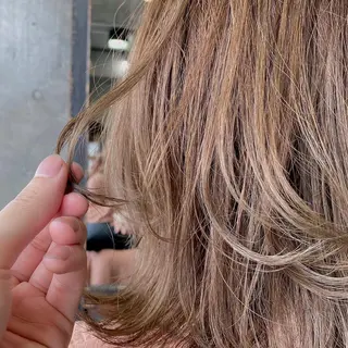 ミディアム カラー ヘアアレンジ 【ダメージレス施術】 【透明感】北村 拓也のヘアスタイル