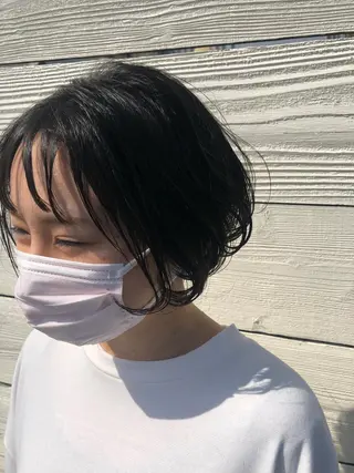 ショート パーマ NAKAGAWA YUICHIのヘアスタイル