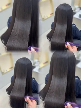ロング 透明感カラーボブ レイヤー/asukaのヘアスタイル