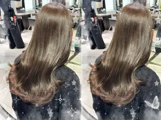 ロング カラー 透明感カラー🫧/レ イヤー🍀/樹奈🤍のヘアスタイル