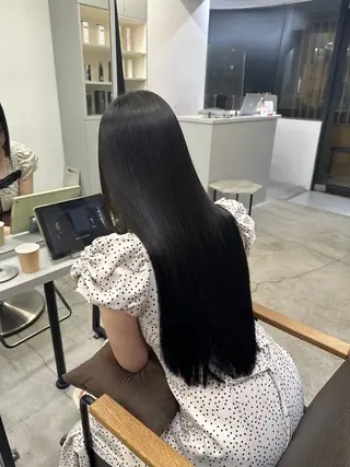 ロング パーマ ハイトーンカラー が絶対可愛い✨泰聖✨のヘアスタイル