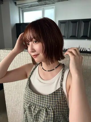 ミディアム カラー 🫧透明感カラー/ 💙安藤美海💙のヘアスタイル