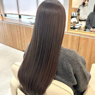 ロング 飯田 智也のヘアスタイル