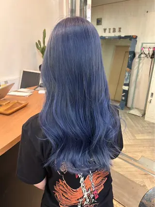 ロング カラー 遠藤 瑠夢佳のヘアスタイル