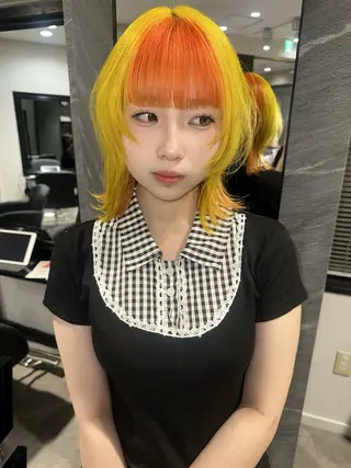 ショート 梅田/カラーモデル Ubuのヘアスタイル