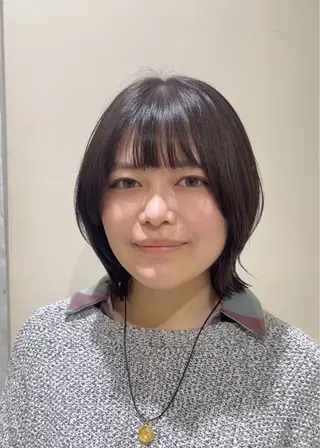 ミディアム カラー 山口 陸のヘアスタイル