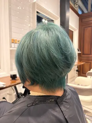 ショート カラー ハラユウタ 千歳船橋駅のヘアスタイル