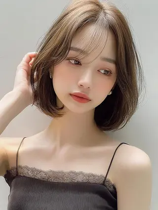 ミディアム FOCUS JAPAN3のヘアスタイル