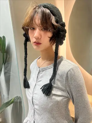 ショート レイヤー MINX伊藤なず菜のヘアスタイル