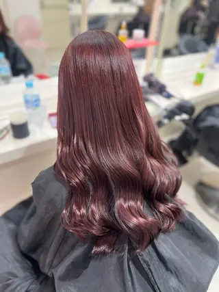 カラー 暖色ガーリーヘア🎀 MEARI🩰のヘアスタイル