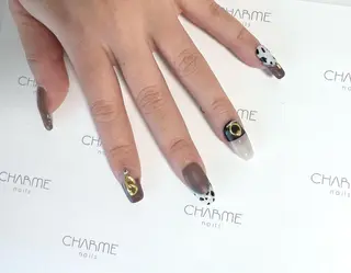 ネイル CHARME 🤎〔RINA〕のネイルデザイン