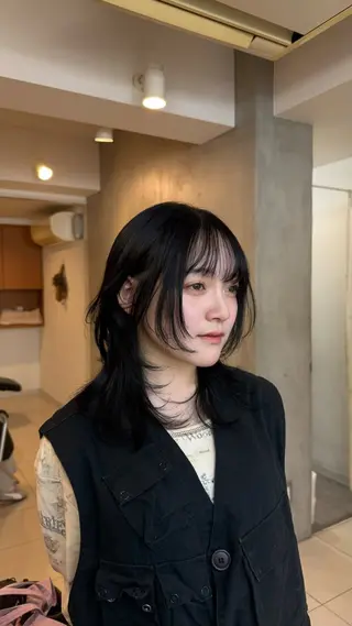 ミディアム 佐古 遼太のヘアスタイル