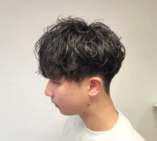 ショート パーマ メンズ 【イケメン風パーマ】 SHOFYのヘアスタイル