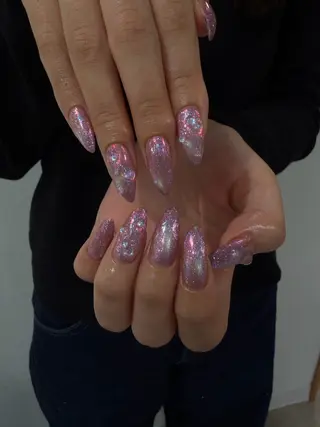 セミロング 尾張 玖羽のネイルデザイン