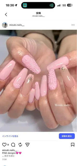 ネイル 🕊 MIZUKIのネイルデザイン