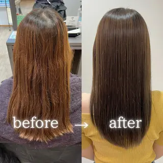 ロング カラー 大木 優香のヘアスタイル