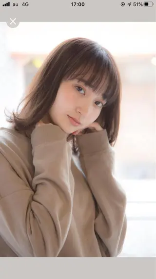 ミディアム 【ブリーチ縮毛矯正】 TAKUMIのヘアスタイル