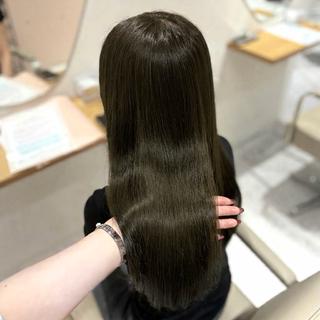 ロング カラー 透明感/艶カラー 💘Hanaのヘアスタイル