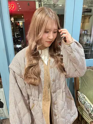 カラー RYOKA/ 透明感カラー/韓国風のヘアスタイル