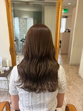 セミロング 【艶髪カラー】 omiのヘアスタイル