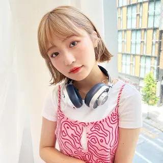 ショート カラー レイヤー専門家 ダブルカラー修のヘアスタイル