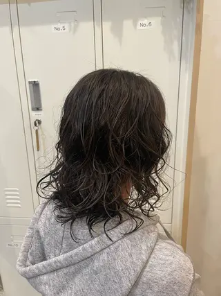 ミディアム 西村 望のヘアスタイル